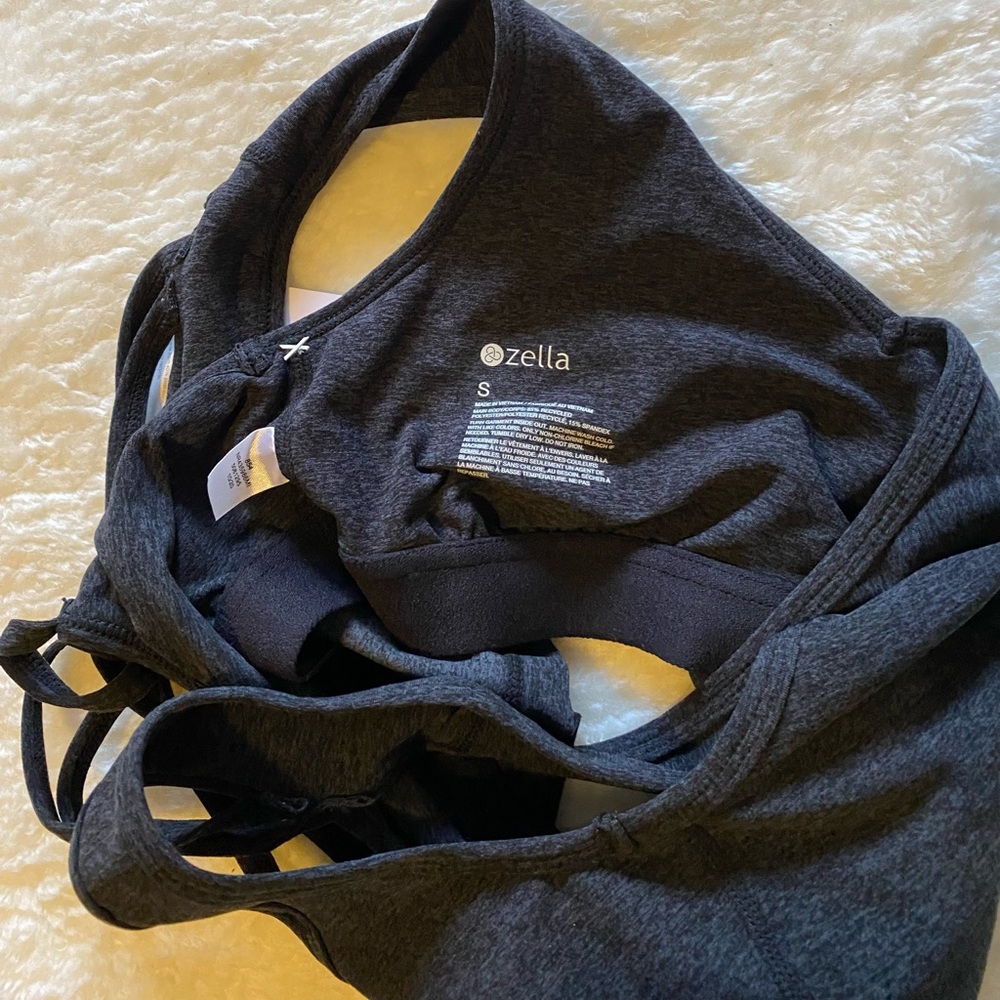 NWT Zella Cross Strap Sports Bra - Picture 3 of 3